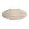Обеденный стол Thiennes 220x100 из светло-коричневого травертина