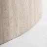 Обеденный стол Thiennes 220x100 из светло-коричневого травертина