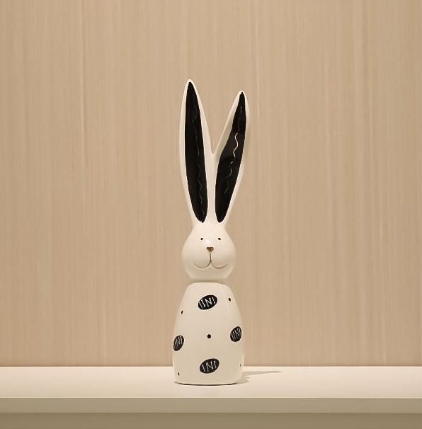 Статуэтка Long ear rabbit black