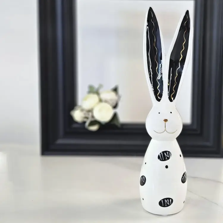 Статуэтка Long ear rabbit black