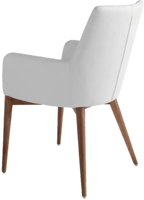 Белый стул из экокожи модель 4006