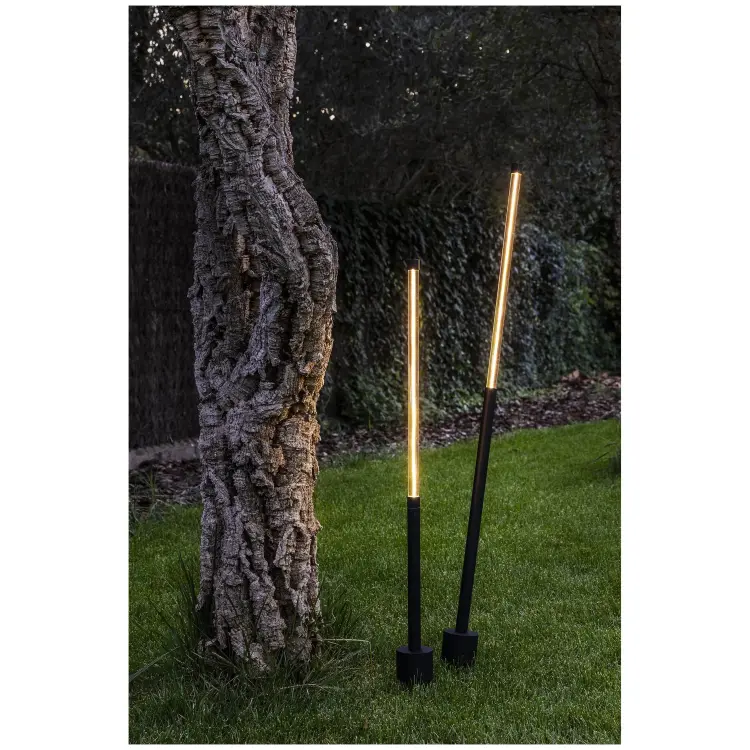 Лампа Bambou 1068 с шипом черная LED 8W 2200K