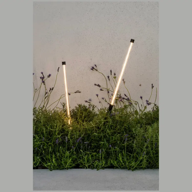 Лампа Bambou 1068 с шипом черная LED 8W 2200K