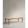 Стол Icaro из массива тикового дерева, 220 x 102 см