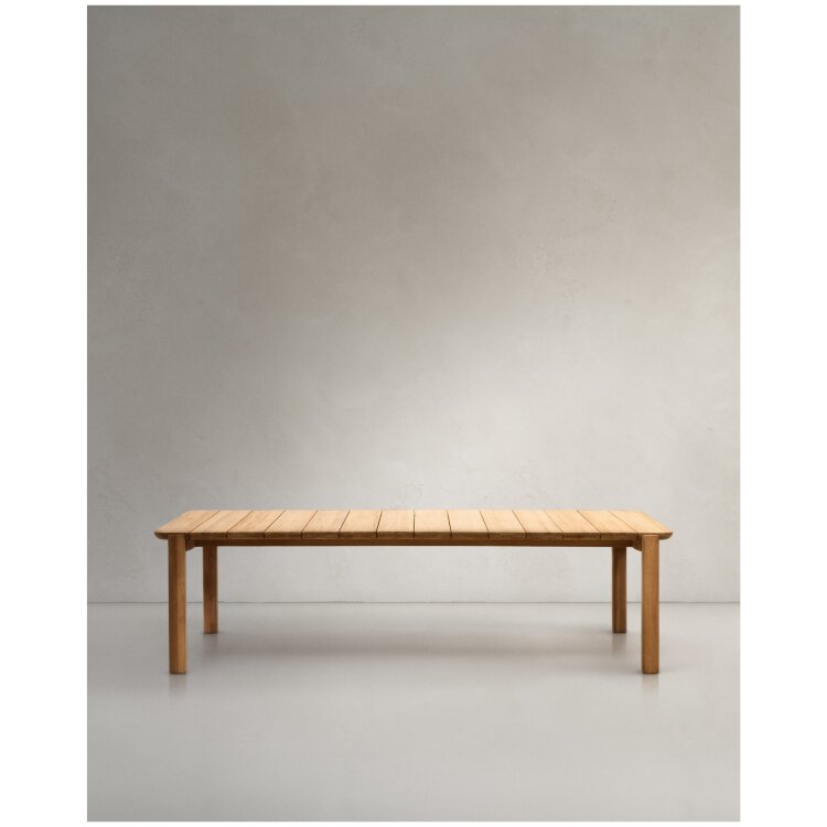 Стол Icaro из массива тикового дерева, 220 x 102 см