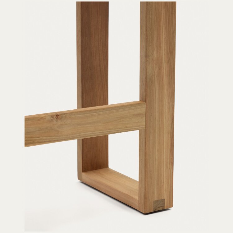 Canadell Уличная скамейка из 100% переработанного тикового дерева 130 см