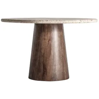 Обеденный стол Varzi из травертина