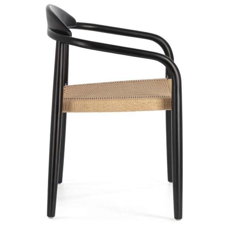 Стул Glynis черный натуральный