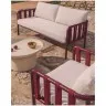 Комплект уличной мебели Omala из бордового алюминия и веревки