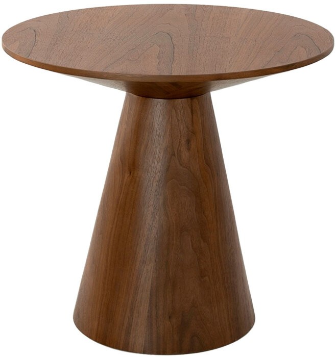 Угловой столик из орехового шпона ET652 /2043