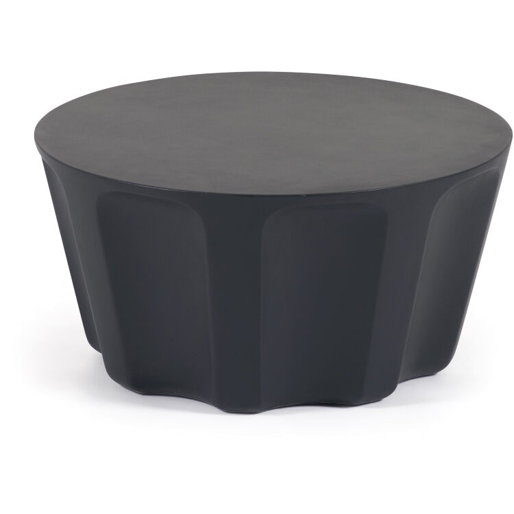 Круглый журнальный столик Vilandra из бетона для улицы