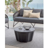 Круглый журнальный столик Vilandra из бетона для улицы