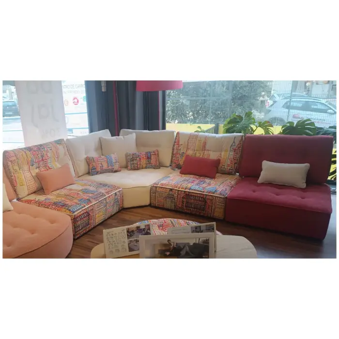 Модульный диван Arianne Love, ножки - пластик Black 3 cm, ткань New York S.6 / Galaxy 012, 025 S.6