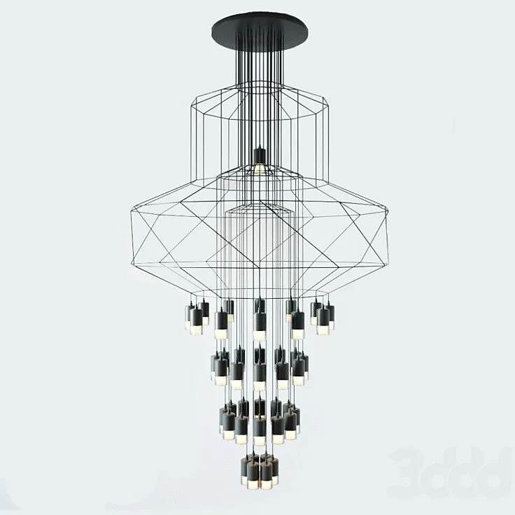 Люстра Wireflow 43 lamp