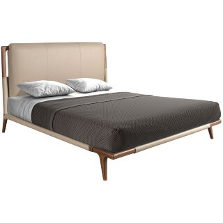 Кровать 7194 из экокожи цвета норки 180 х 200 см