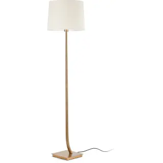 Торшер Rem бронза / бежевый