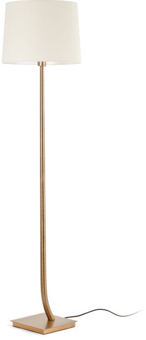 Торшер Rem бронза / бежевый
