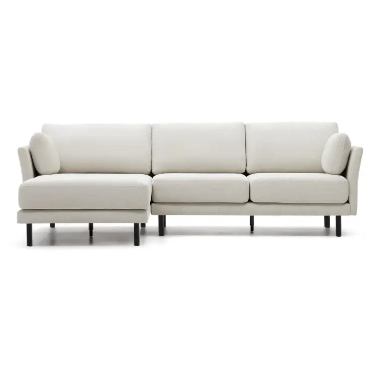 Gilma 3-х местный диван с правым/левым шезлонгом с черными ножками 260 cm