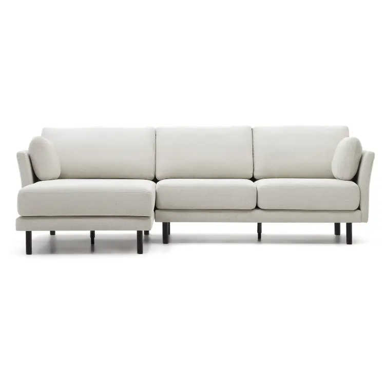 Gilma 3-х местный диван с правым/левым шезлонгом с черными ножками 260 cm