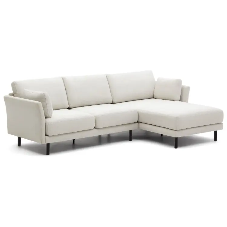 Gilma 3-х местный диван с правым/левым шезлонгом с черными ножками 260 cm