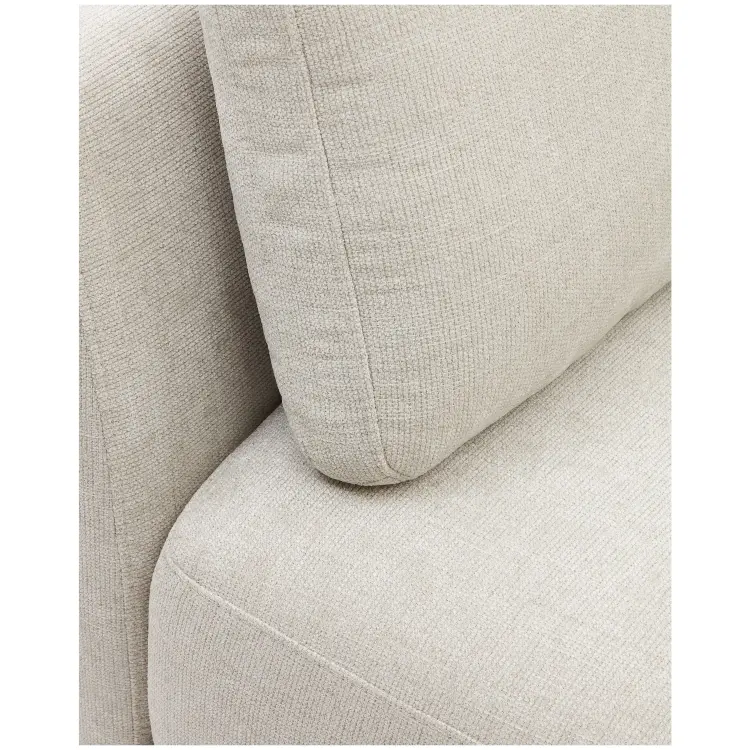 Gilma 3-х местный диван с правым/левым шезлонгом с черными ножками 260 cm