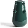 Ваза Odra из темно-зеленой керамики с глянцевой отделкой, 25,5 см