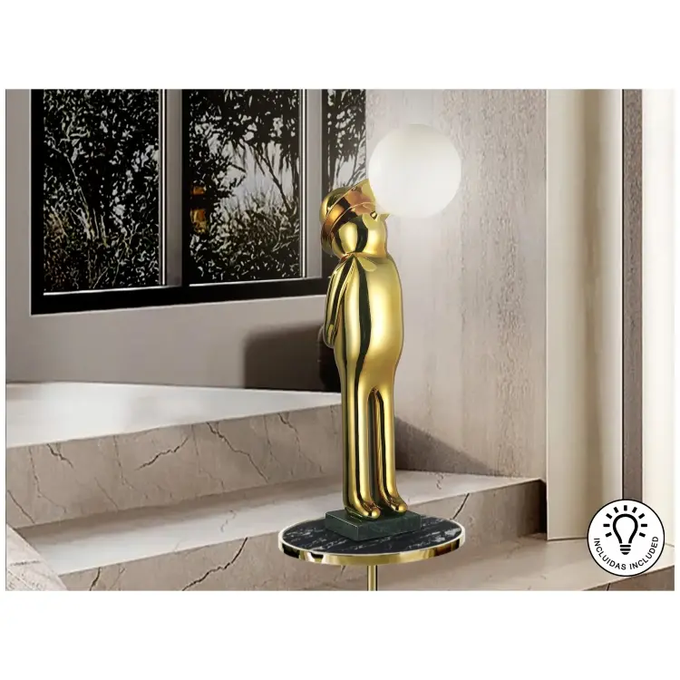 Торшер Mr Bubble 1L - золотой