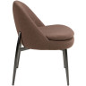 Стул 4236 из темно-коричневой ткани