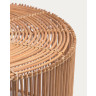 Набор Elmima из 2-х столиков из 100% ротанга с натуральной отделкой Ø 66 см и Ø 55 см