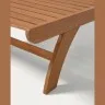 Шезлонг Beila из массива эвкалипта