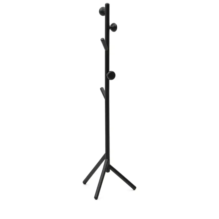 Вешалка Nadue из массива бука с черной отделкой 170 см