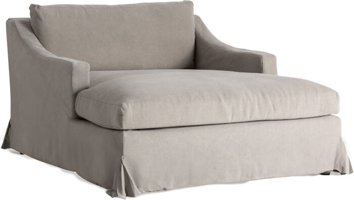 Кушетка ARSAC из бежевого льна