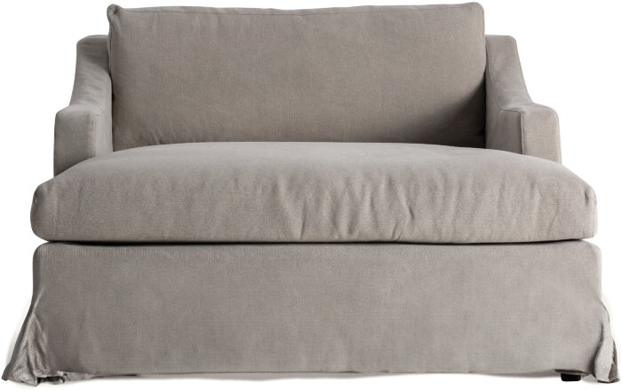 Кушетка ARSAC из бежевого льна