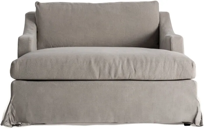 Кушетка ARSAC из бежевого льна