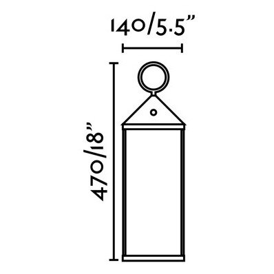 Переносной уличный светильник ARGUS LED темно-серый