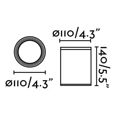 Белый плафон Rate
