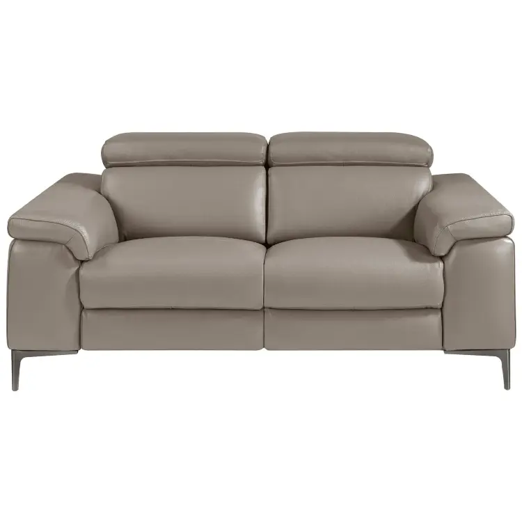 2-х местный диван 6121/5320-2P с обивкой из кожи и механизмом relax