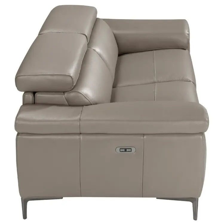 2-х местный диван 6121/5320-2P с обивкой из кожи и механизмом relax