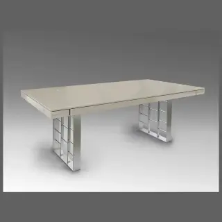 Vita Обеденный стол пепельно-серый/серебристый 240