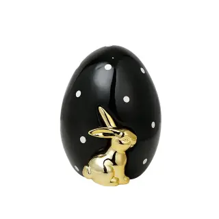 Статуэтка Easter Rabbit Egg black A