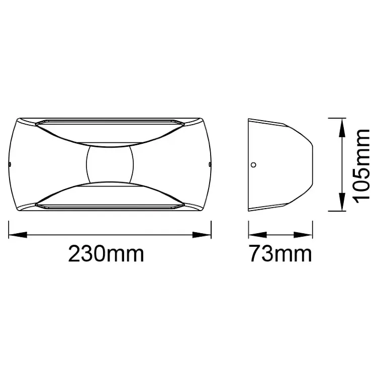 Настенный уличный светильник BUTAN 8902