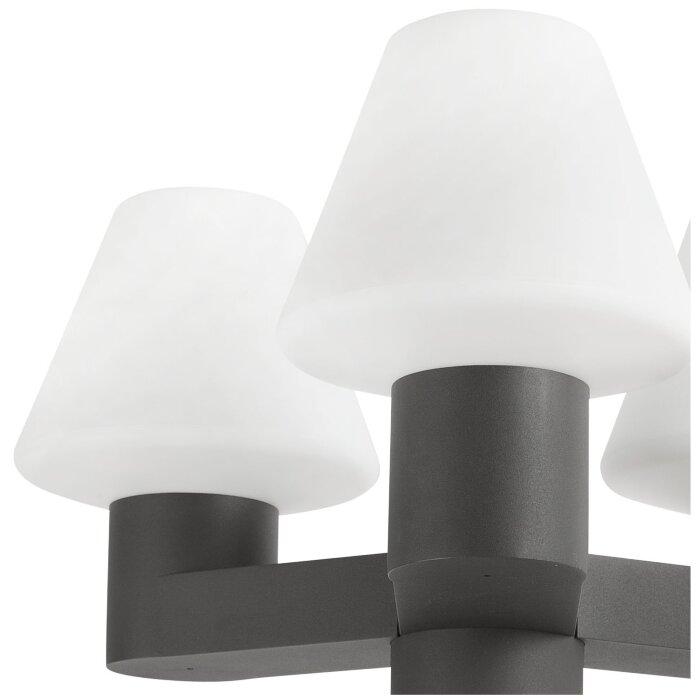 Фонарный столб Mistu темно-серый 3XE27