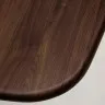 Стол Melvar из 100% орехового шпона с основанием из стали 150 x 150