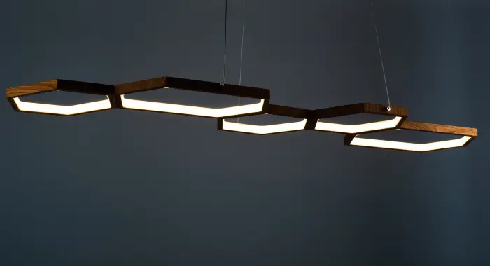 Люстра Wooden Honeycombs