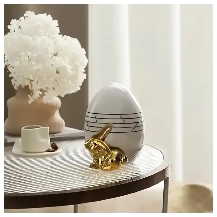 Статуэтка Line Rabbit egg