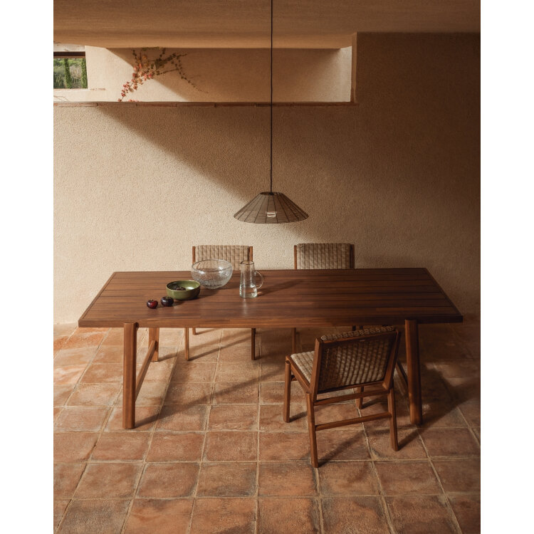 Уличный стол Itani из массива акации, 200 x 100 см