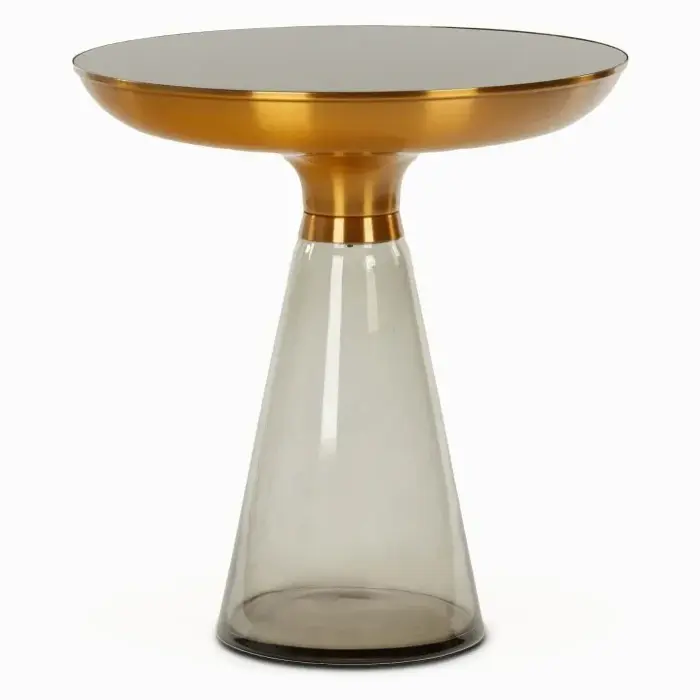 Кофейный столик Vaso glass диаметр 52