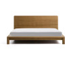 Кровать Arelida из дуба со светло-коричневой отделкой, для матраса 180 x 200 см