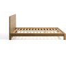 Кровать Arelida из дуба со светло-коричневой отделкой, для матраса 180 x 200 см