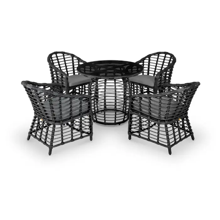 Комплект МИРО Черный металлик